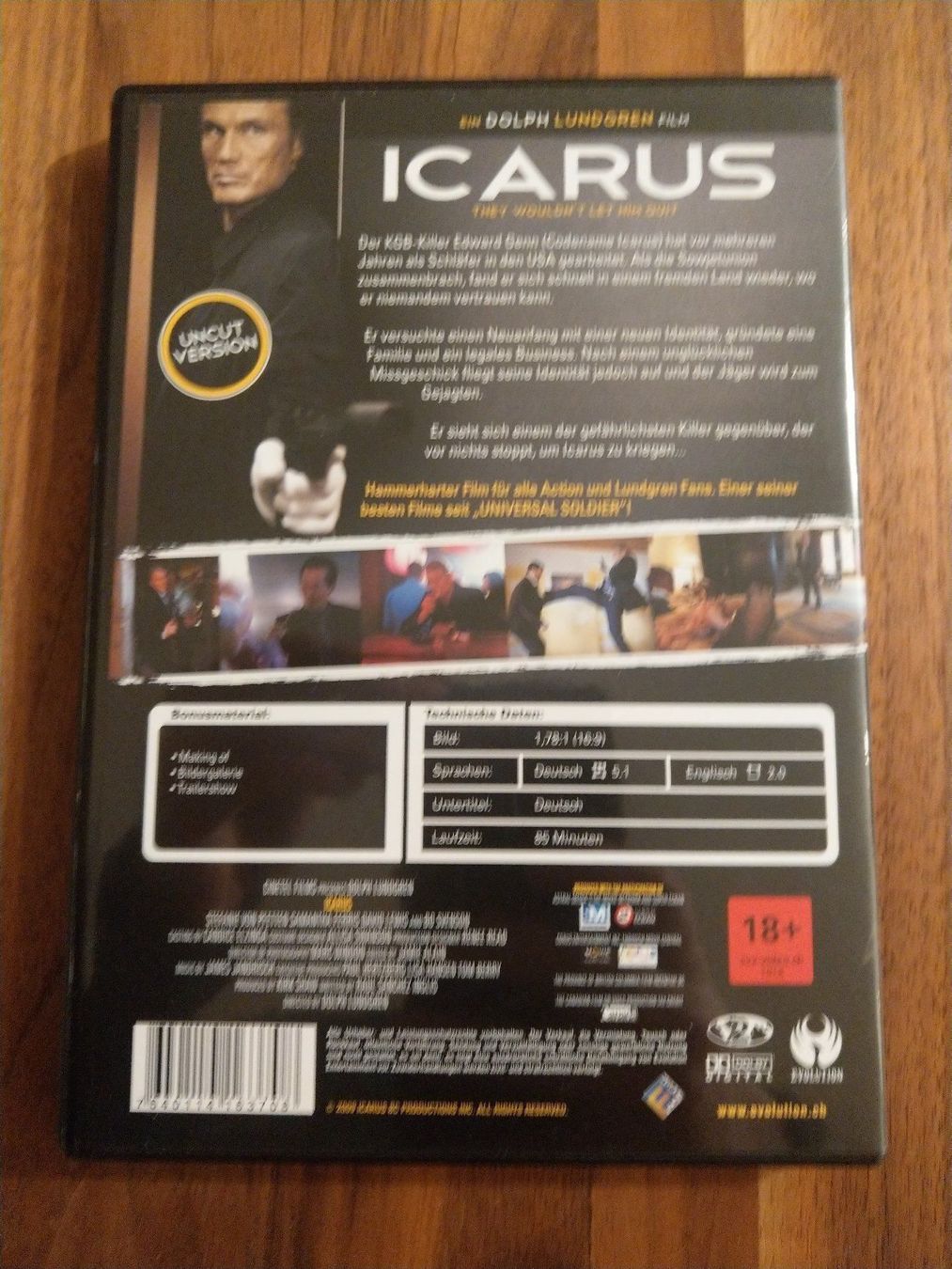 Tutti i DVDs: DVD - Icarus – Usato da Rheinfelden venduto da Onyx74 1