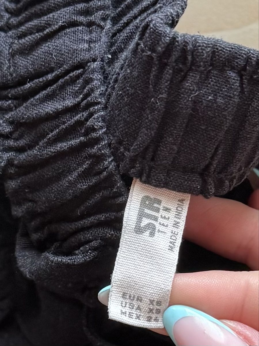 Stradivarius Pantaloni: Stradivarius Leinenhose schwarz, Grösse XS – Nuovo (secondo la descrizione) da Tuggen venduto da jess_gls06 1