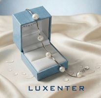 Edle Klassike Echte Perlenarmkette mit Silber 925 - Neu
