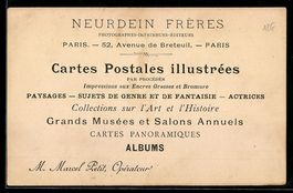 Paris, Neurdein Fréres Photographes, Av