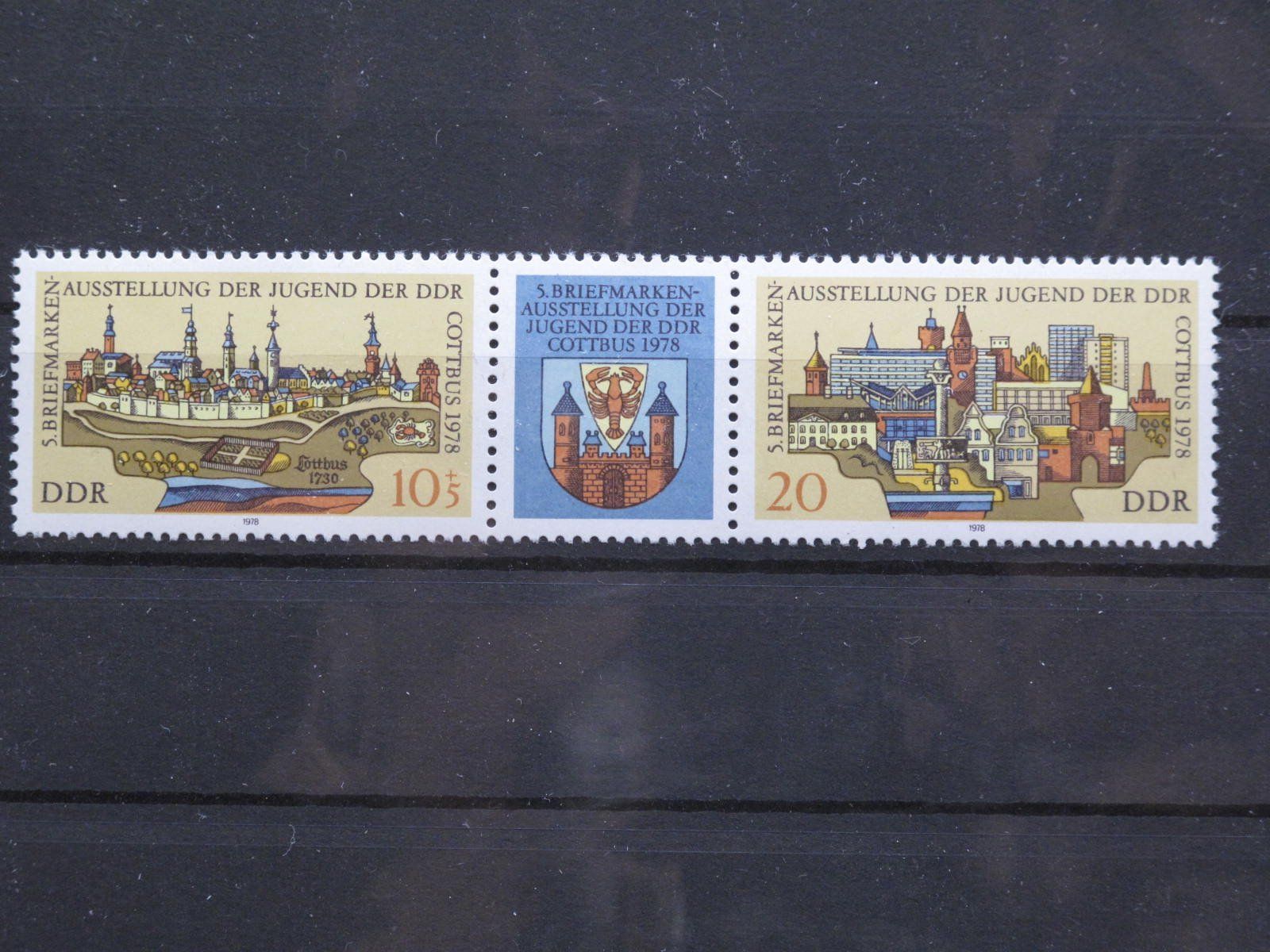 Tutti i francobolli: DDR 1978 Briefmarkenausstellung ** – Usato da Wil SG venduto da fva01