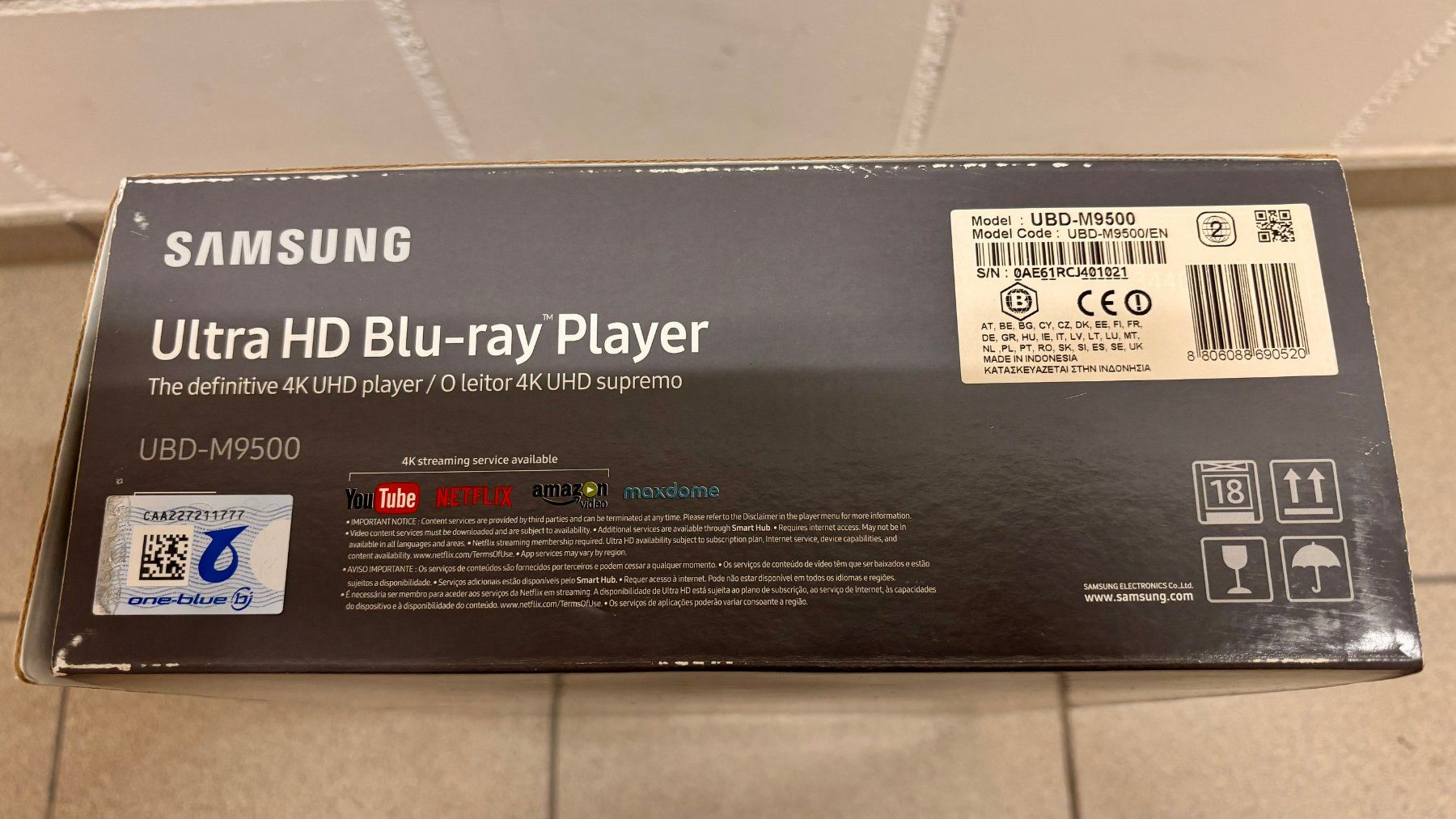 SAMSUNG Ultra HD Blu-ray Player UBD-M9500 (Neu und originalverpackt) in ...