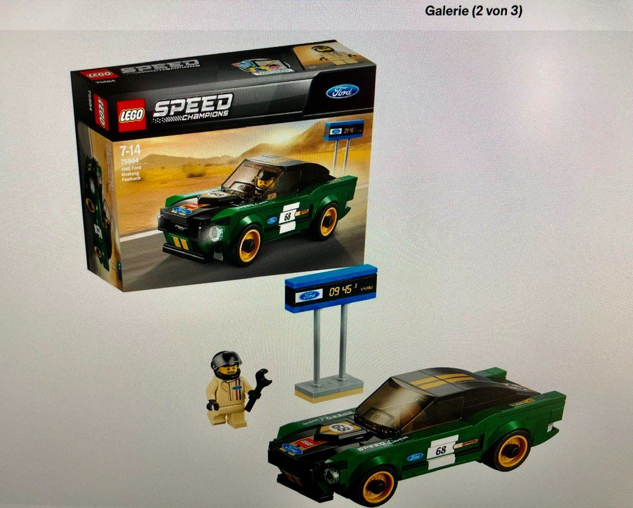 Lego Spielzeuge: LEGO SPEED 1968 Ford Mustang Fastback - 75884 – Neu und originalverpackt aus Matzendorf von HaiNakamoto 1
