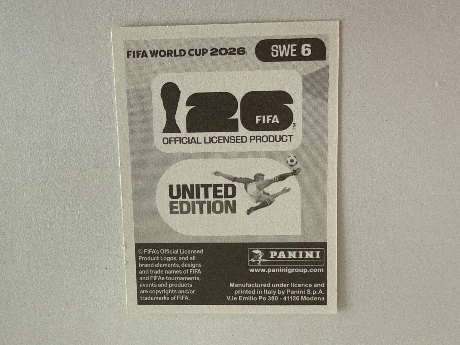 Panini Carte collezionabili: Lindelöf SWE6 - Panini CH Edition WM 2026 – Nuovo (secondo la descrizione) da Grenchen venduto da nicus_aveiro 1