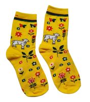 Socken Lamm / Schafe / Blumen / Flowers / Sheep / Lamb