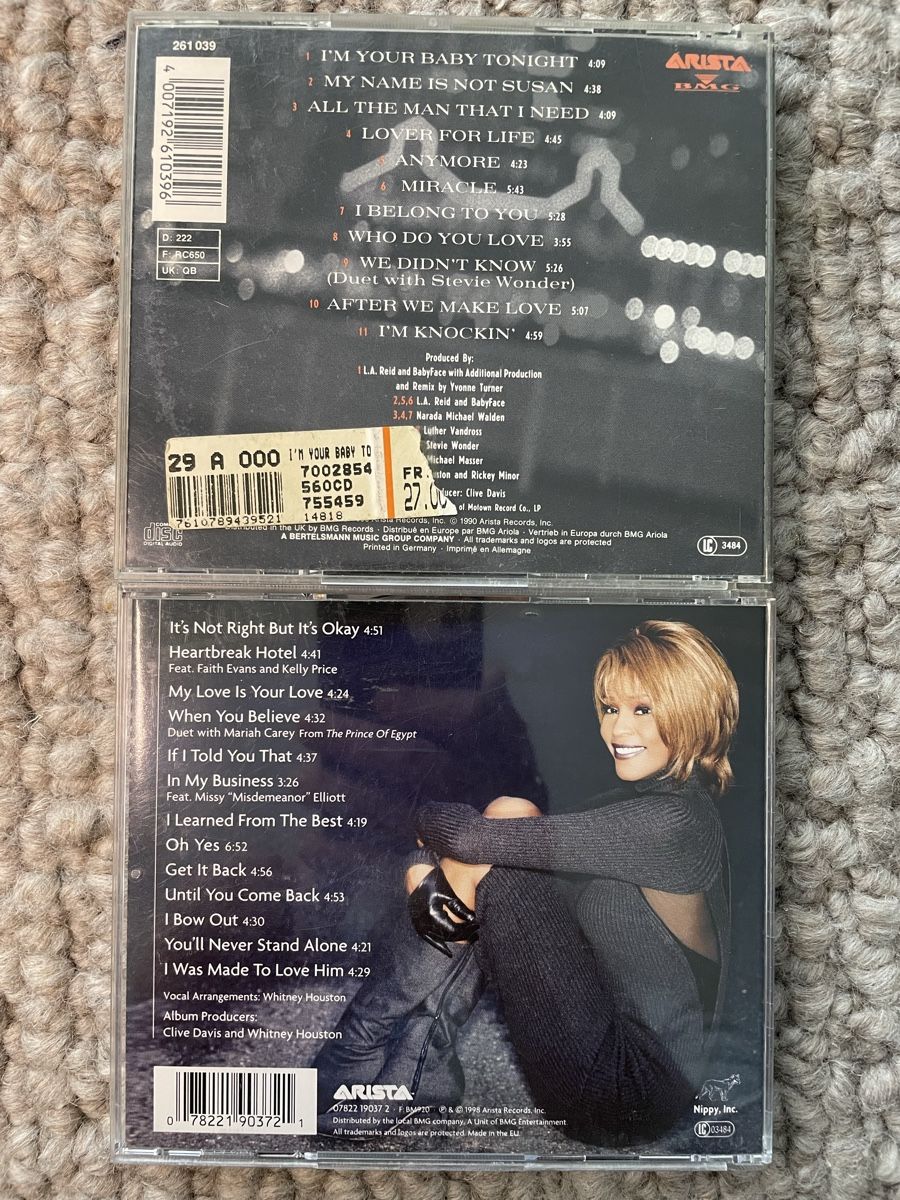CD: 2x Whitney Houston – Usato da Reinach AG venduto da trigger7811 1