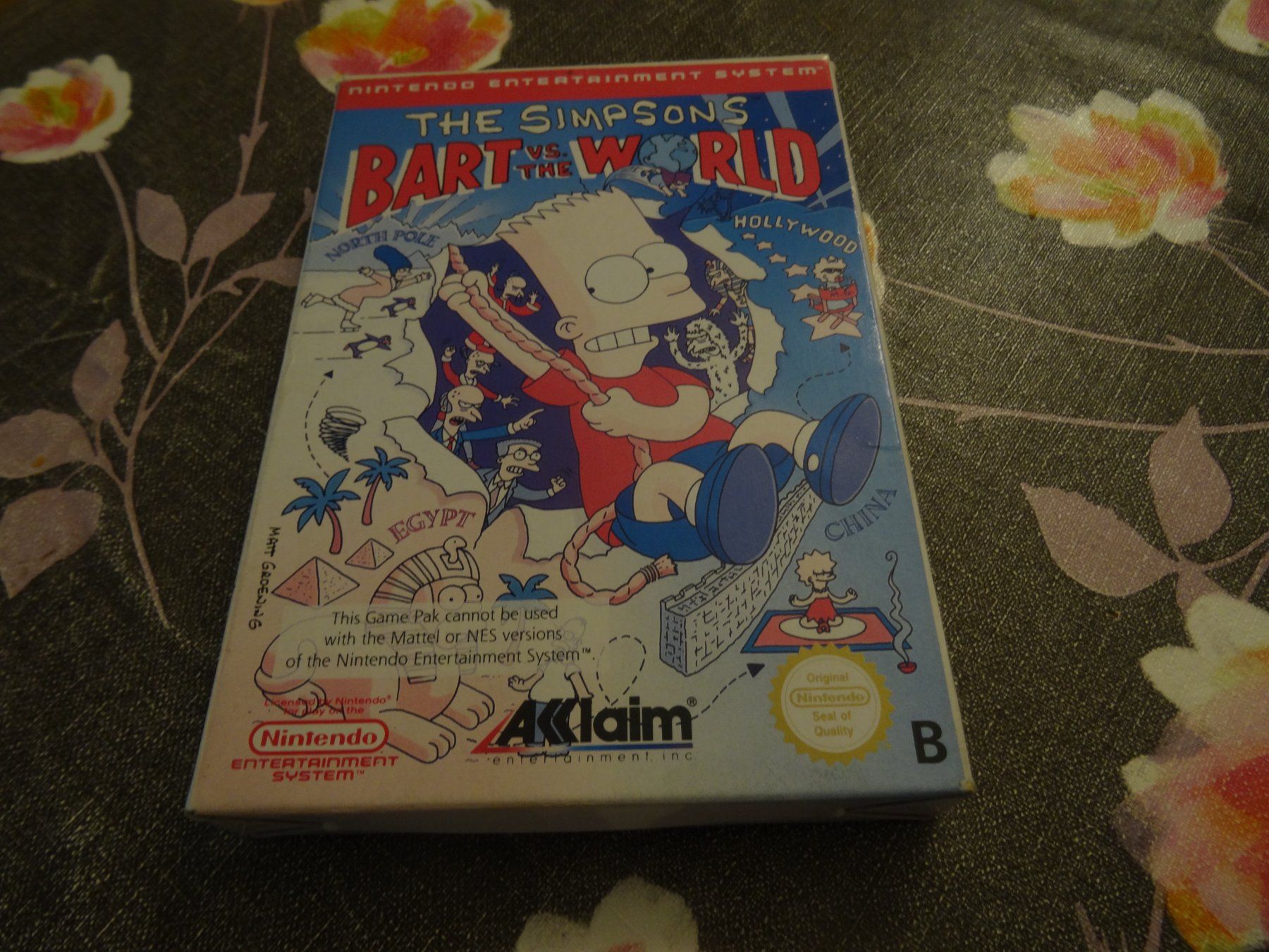 Nintendo Giochi: The Simpsons - Bart vs. The World NES OVP – Usato da Olten venduto da Disc-Ausverkauf 2