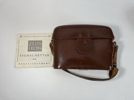 Zeiss Ikon Signal Nettar 6x6 Rollfilmkamera mit Lederetui