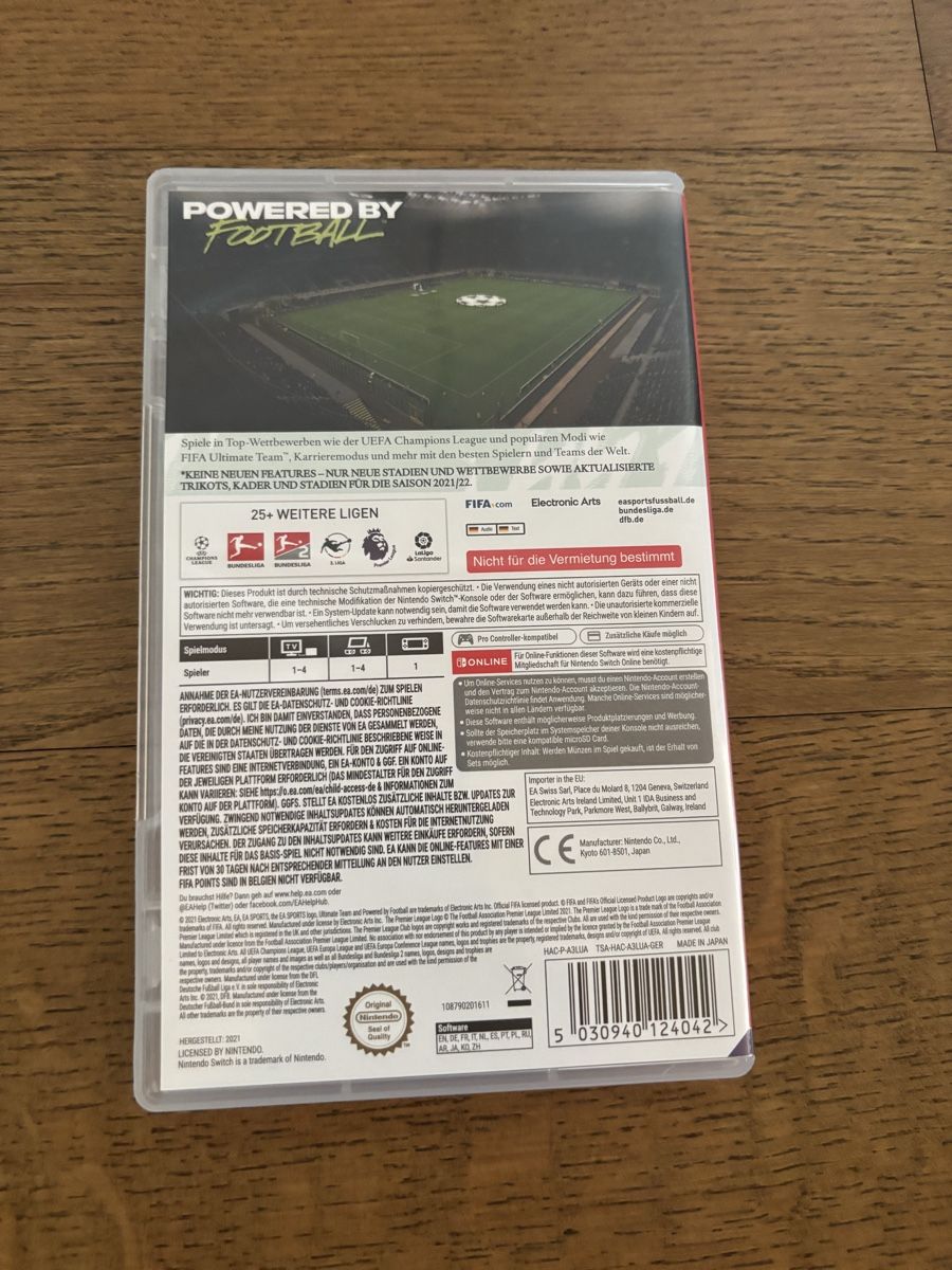 Nintendo Giochi: FIFA 22 / Fussball / Nintendo Switch – Usato da Läufelfingen venduto da Seraphim13 1