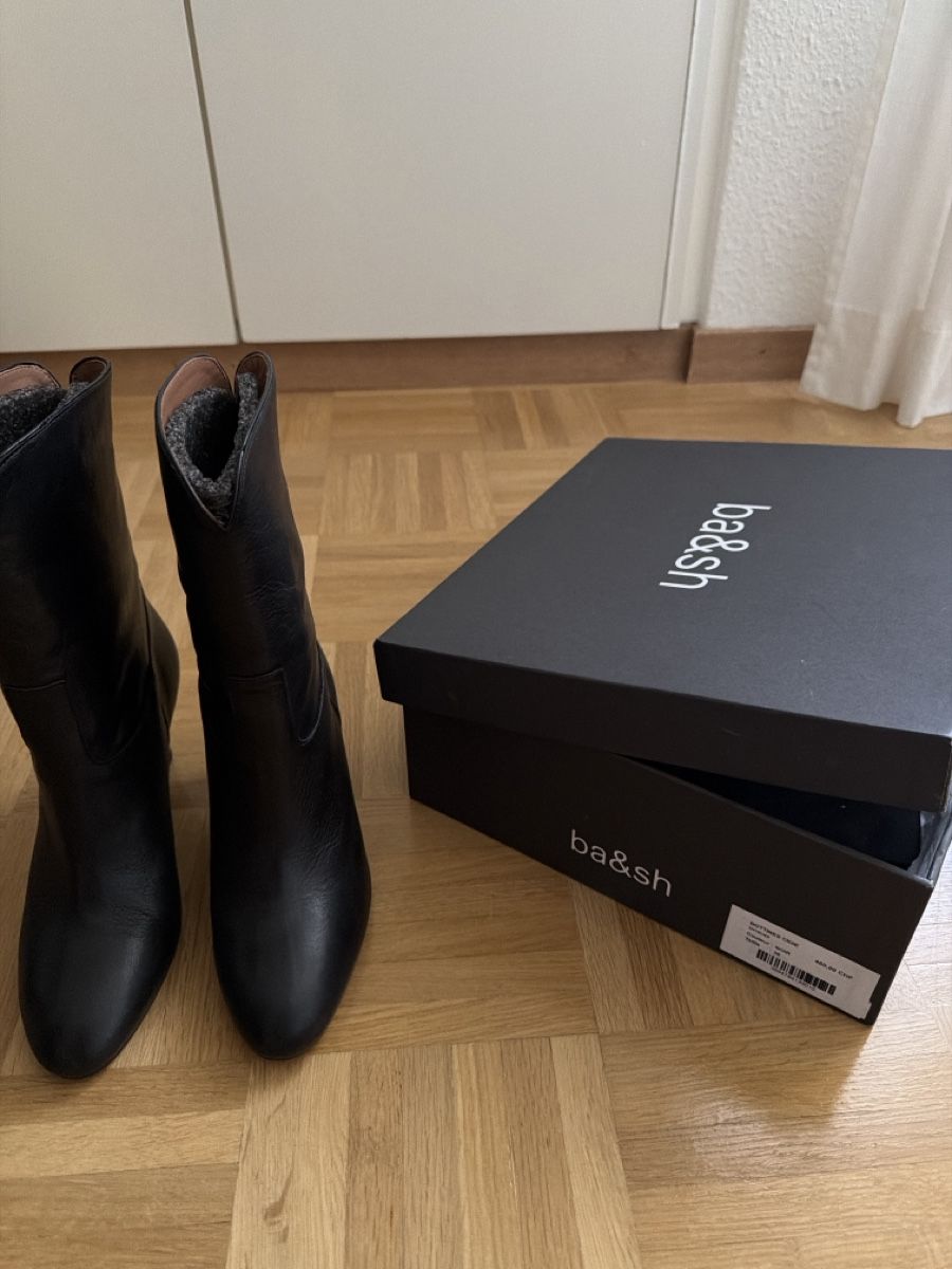 Ba&Sh Scarpe da donna: Ba&sh boots new, black leather 36 – Nuovo e nell'imballaggio originale da Chêne-Bourg venduto da gbe_wks9 5