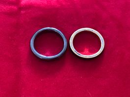 2 Ringe aus Carbon