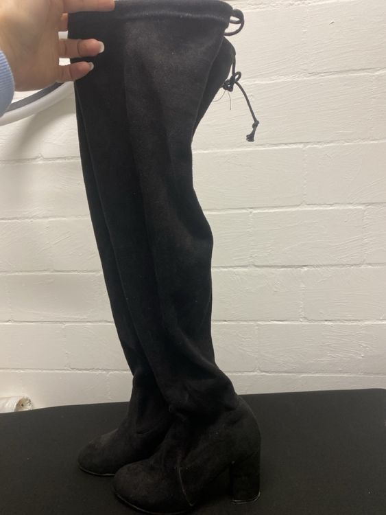 schwarze stiefel 38