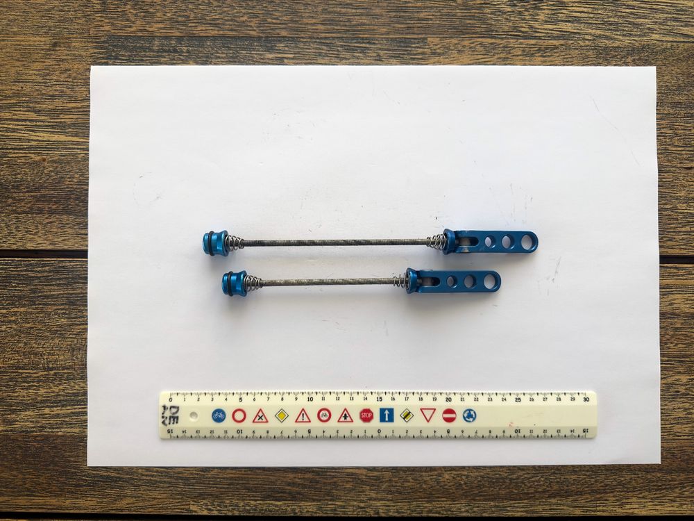 Broches Rapides Ringle Holey Stix - Set Avant/arrière Turquoise - VTT Vintage