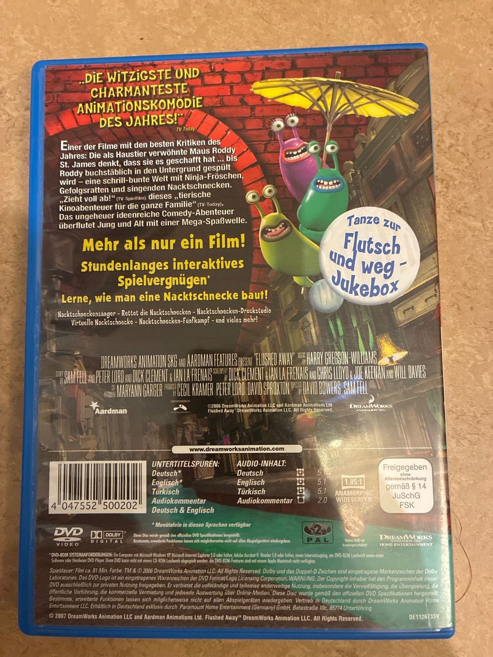 Tutti i DVDs: DVD- Flutsch und weg – Usato da Guntershausen venduto da Gloominati 1