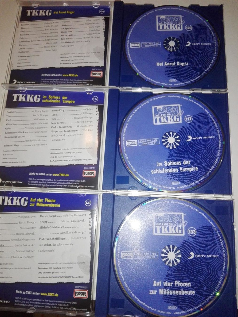 CD: TKKG  Krimi-Box (1)              3-CD's – Usato da St. Gallen venduto da elk2021 3