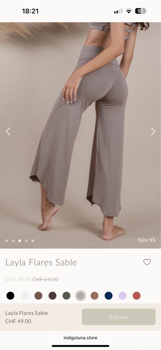 Pantalons: Indigo Luna Layla Pants - Sable  – D'occasion à Confignon par mel_9m6w