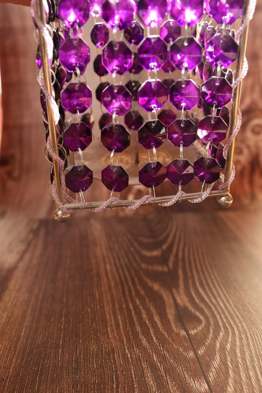 Manor Tutte le decorazioni: Windlicht violett, Glasperlen, Deko. – Nuovo (secondo la descrizione) da Thusis venduto da cwe_7gjm 2