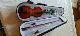 Kleine/Kinder Violine mit Koffer und Bogen