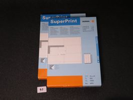 2 x Herma Etiketten Kleber Nummer 4615 Su