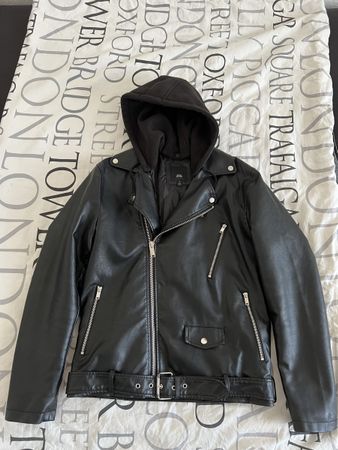 Lederjacke River Island