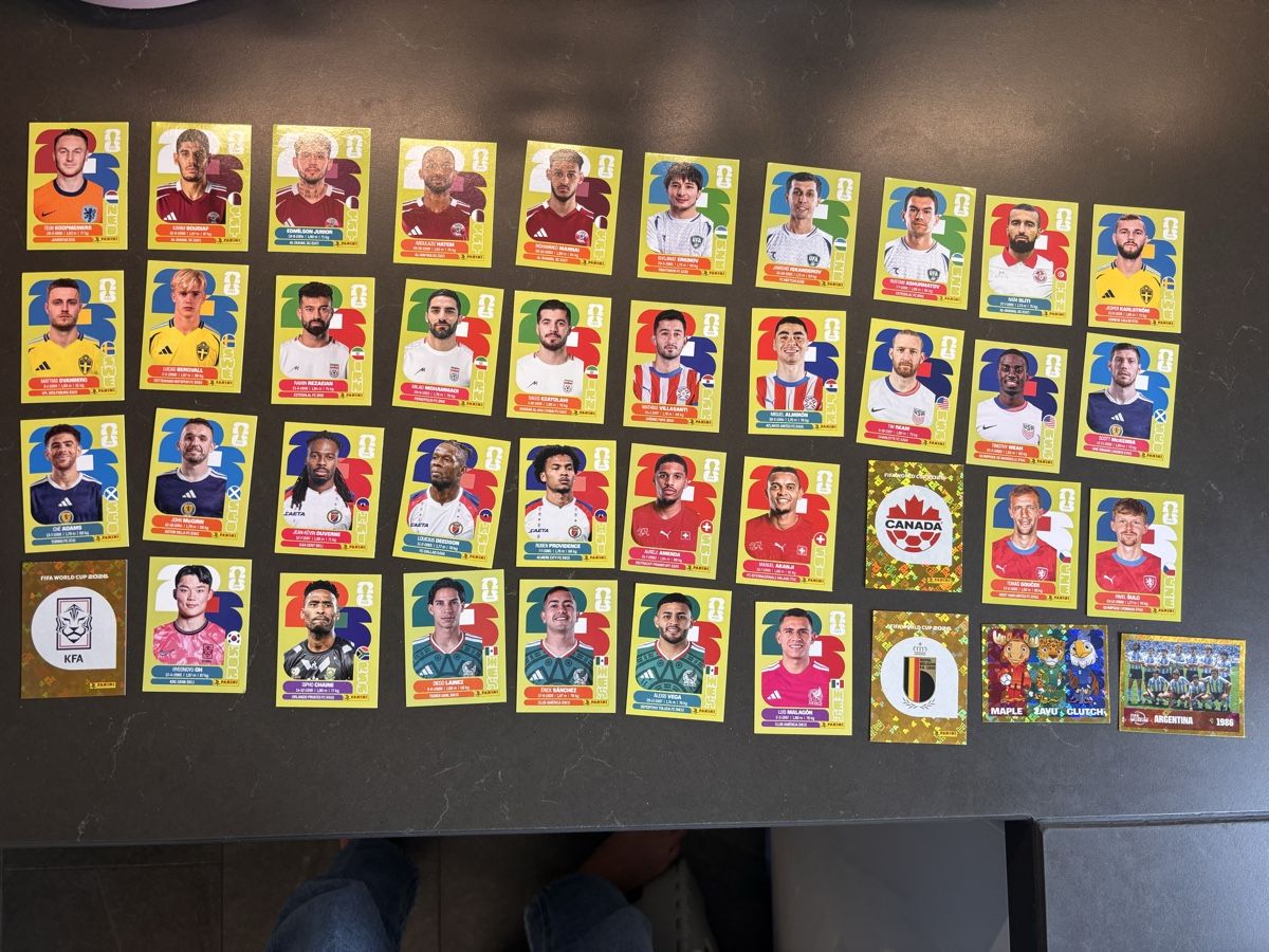 Panini Carte collezionabili: 40 verschiedene Panini Sticker – Usato da Niederuzwil venduto da MT5612