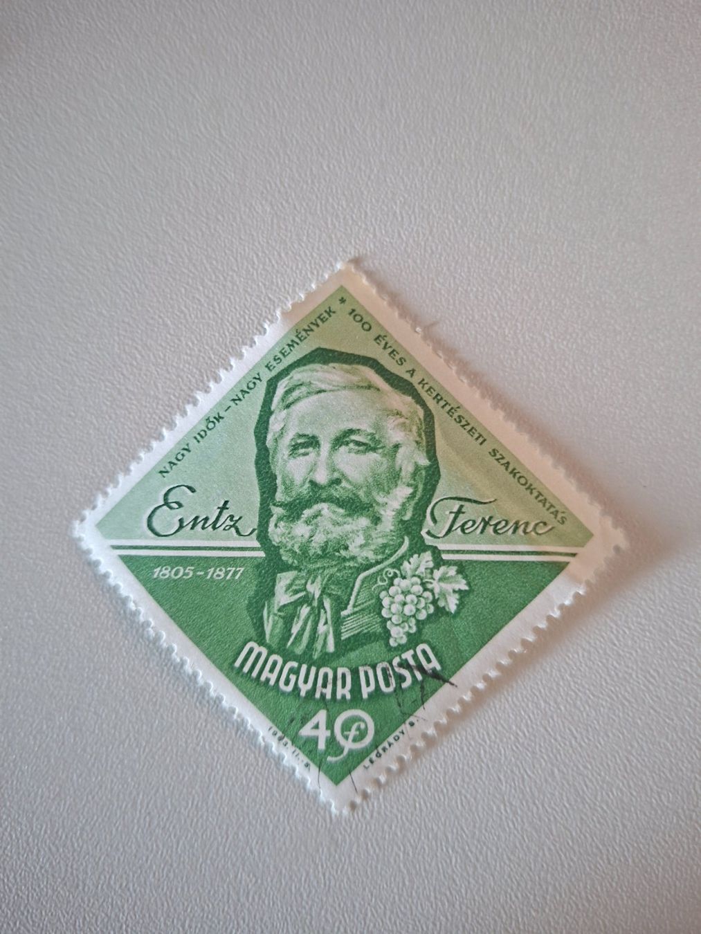Tutti i francobolli: Ungarische Briefmarke Magyar Posta 40 – Usato da Erlinsbach venduto da pfunky