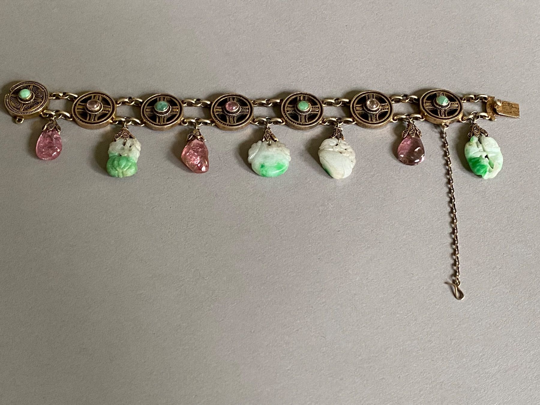 Bracciali & Braccialetti: CHINA / EDELSTEIN-ARMBAND – Usato da Basel venduto da shorthills_2013 1