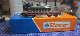 Roco Flachwagen mit panzer AC/DC