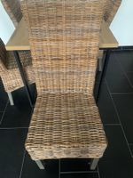 4Stk. Rattan-Esszimmerstühle
