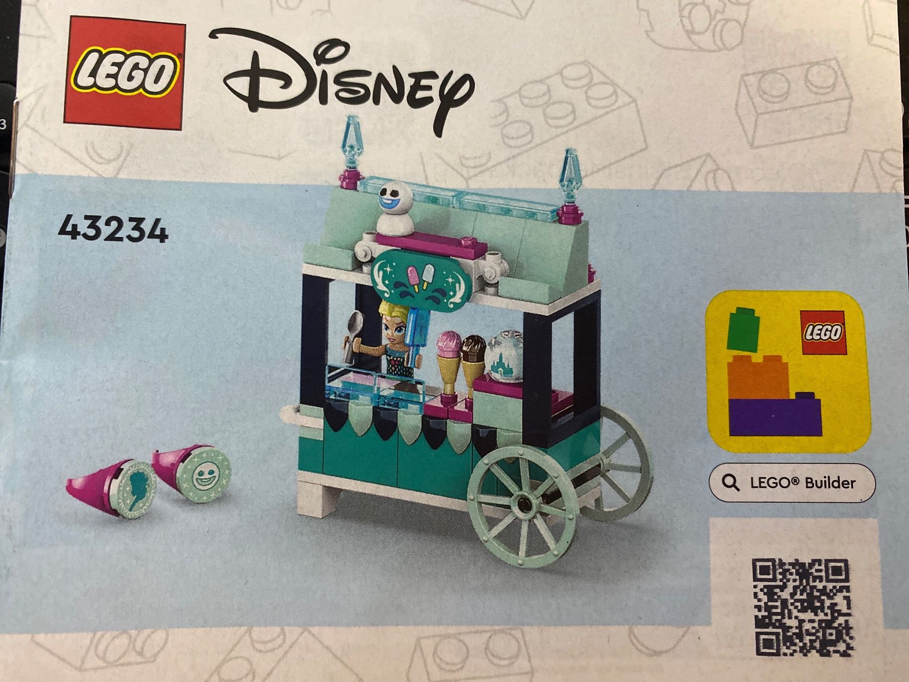 Lego Kit di costruzioni: LEGO Disney 43234 Glace Chariot Complet – Usato da Le Brassus venduto da cinema13