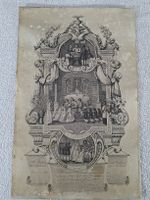antikes sakrales Dokument,  Kommunion 1843
