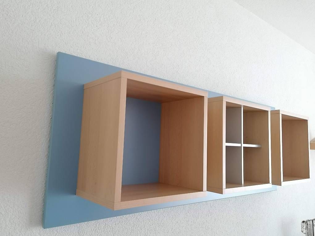 Scaffali: Modernes Wandregal mit 3 Holzboxen – Usato da Richterswil venduto da noa_q7yd 3