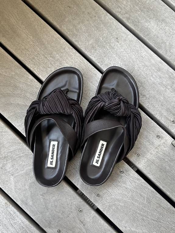 Damenschuhe: Jil Sander Knotted Sandals  Dark Brown  EU 39 – Gebraucht aus Zürich von Vee_8003 1