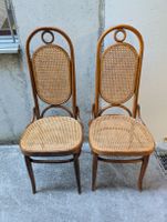 2 x Thonet-Stuhl Nr. 17, Wiener-Geflecht, Kaffeehausstühle