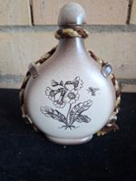 Feldflasche Keramik Rapperswil Blumen und Biene Vintage D...