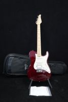 Suhr Model: Classic TS HSS in Black Burgundy Metall & Bag