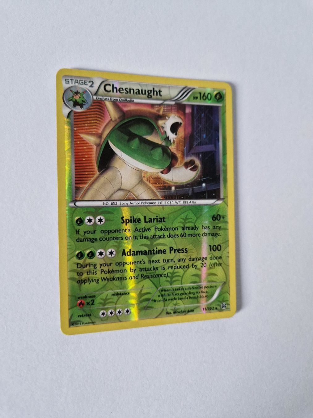 Pokémon Sammelbilder & Trading cards: Chesnaught (Rev Holo) - BREAK Through - EN - Ab 1 – Gebraucht aus Romont FR von raj_sjv9 1