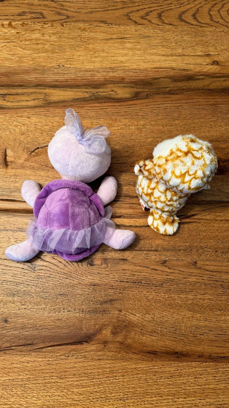 Giocattoli: Plüschtier Schildkröte Twirly und Eule – Usato da Rothenburg venduto da Disney3 1