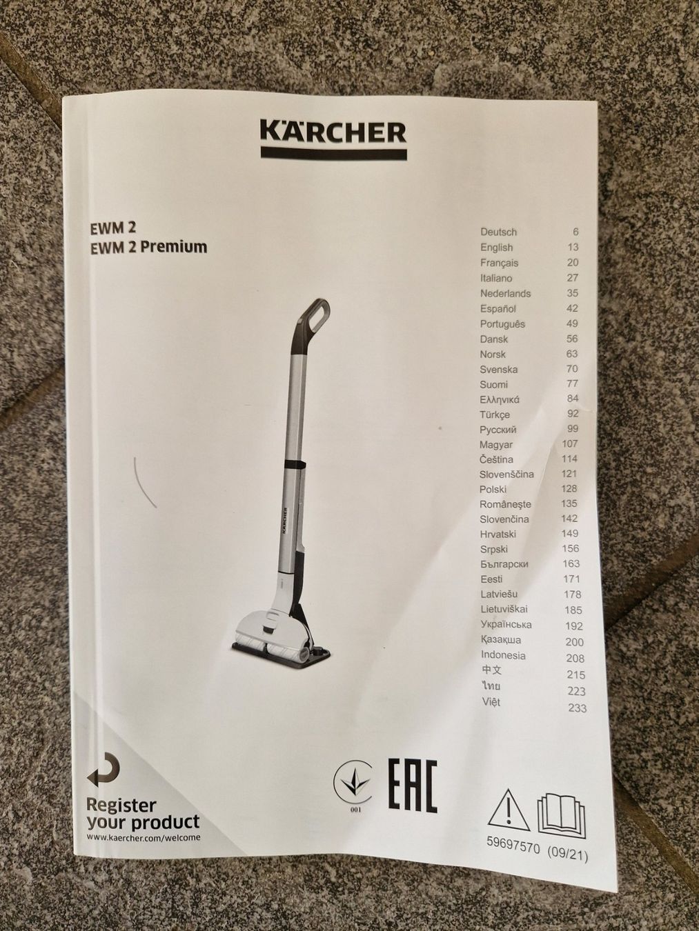 Altro in Apparecchi per la pulizia: KÄRCHER Elektrischer Wischmopp EWM 2 – Usato da Aadorf venduto da Sundg 4