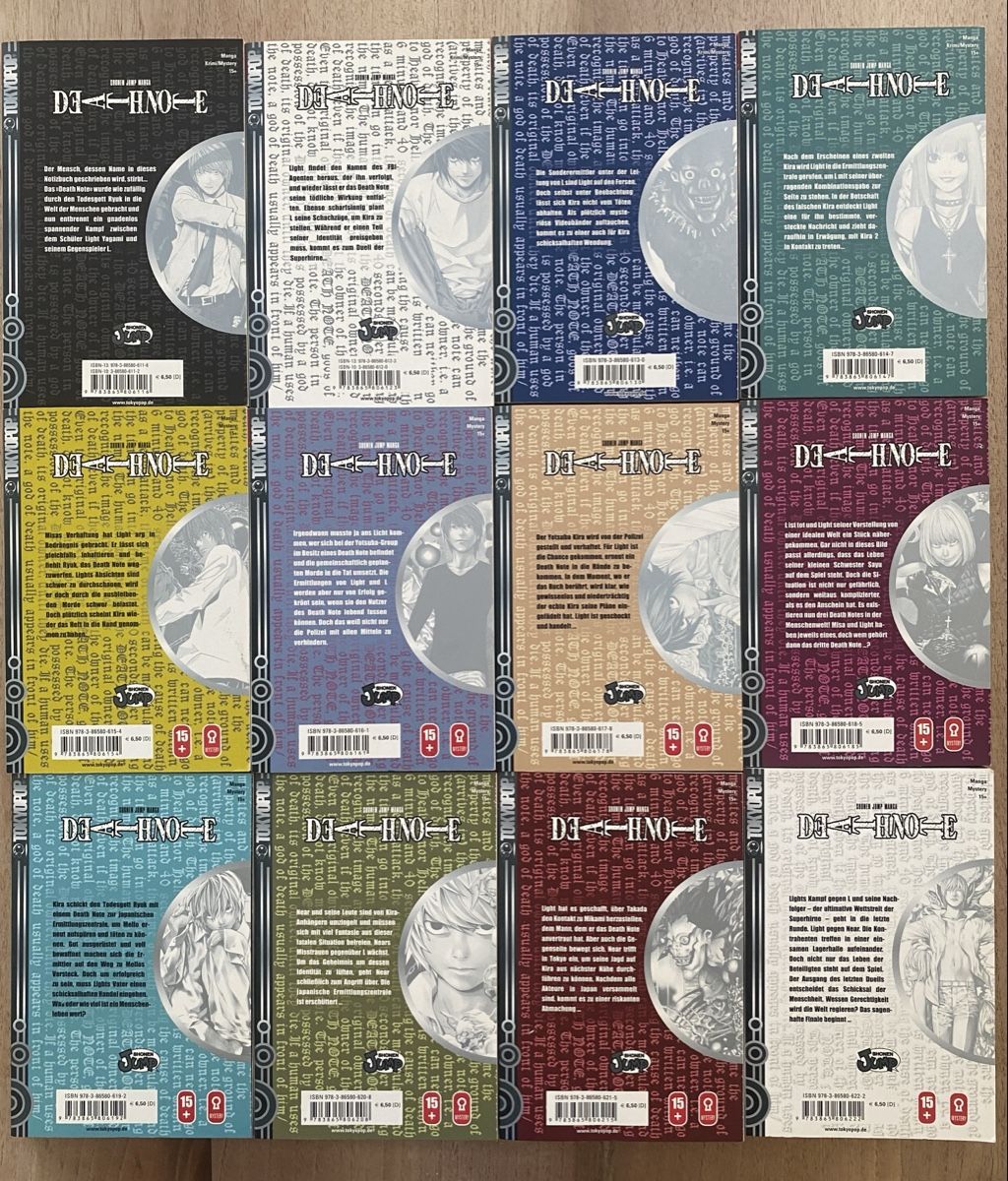 Comics: Death Note 1-12 deutsch – Gebraucht aus Rothenburg von ZanyDruid 1