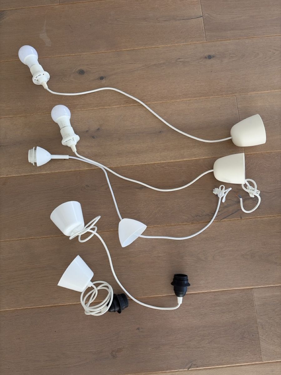 Lampadari & plafoniere: 5 einfache Lampenaufhängung, Weiss – Usato da Degersheim venduto da 8sven
