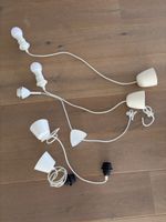 5 einfache Lampenaufhängung, Weiss