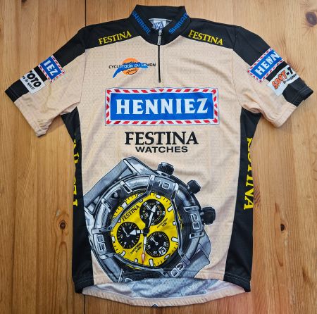 Radtrikot Santini Team Festina Gr. XXL Velo Radsport Trikot
