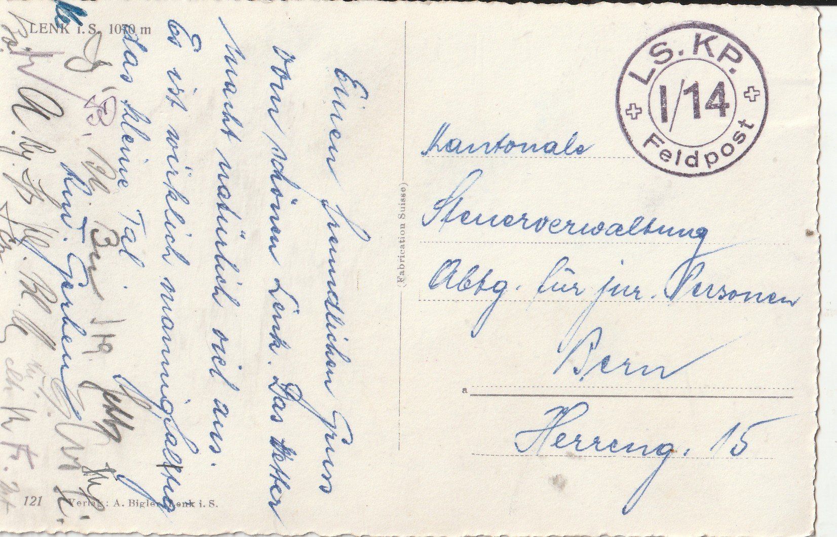 Cartes postales: Lenk – D'occasion à Lumbrein par made02 1