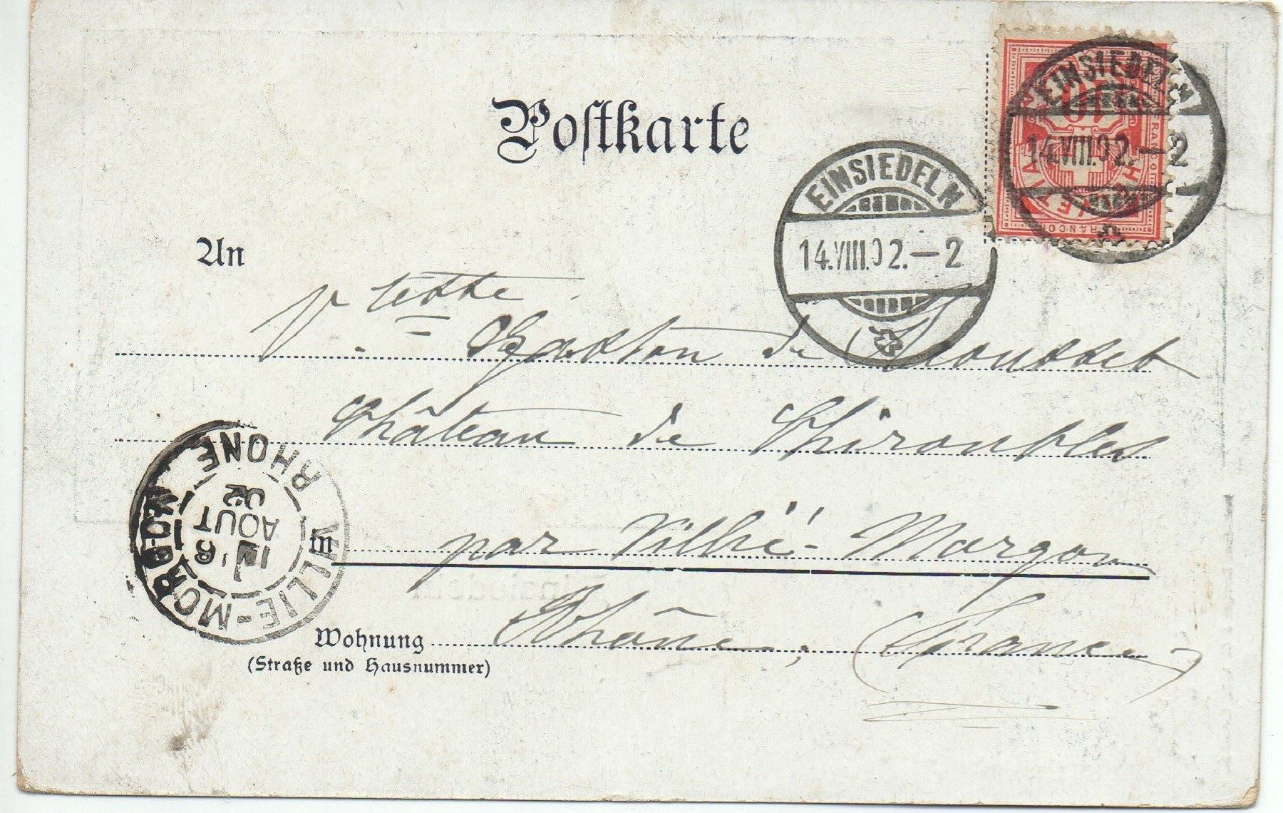 Cartes postales: 2-Bild-Litho EINSIEDELN – D'occasion à Jona par philajona 1