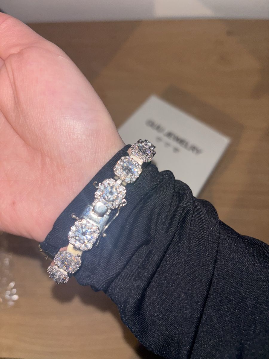 Bracciali & Braccialetti: Bracelet Argent Plaqué Or Blanc Neuf – Nuovo e nell'imballaggio originale da Chêne-Bougeries venduto da sor_9rzp 7
