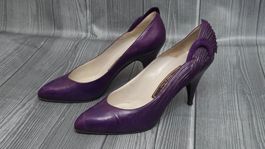 Gino Aldrovandi - 36.5 - Exquisite Leder Pumps 💜 Vintage