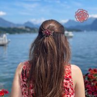 Red Flower :: Hairclip