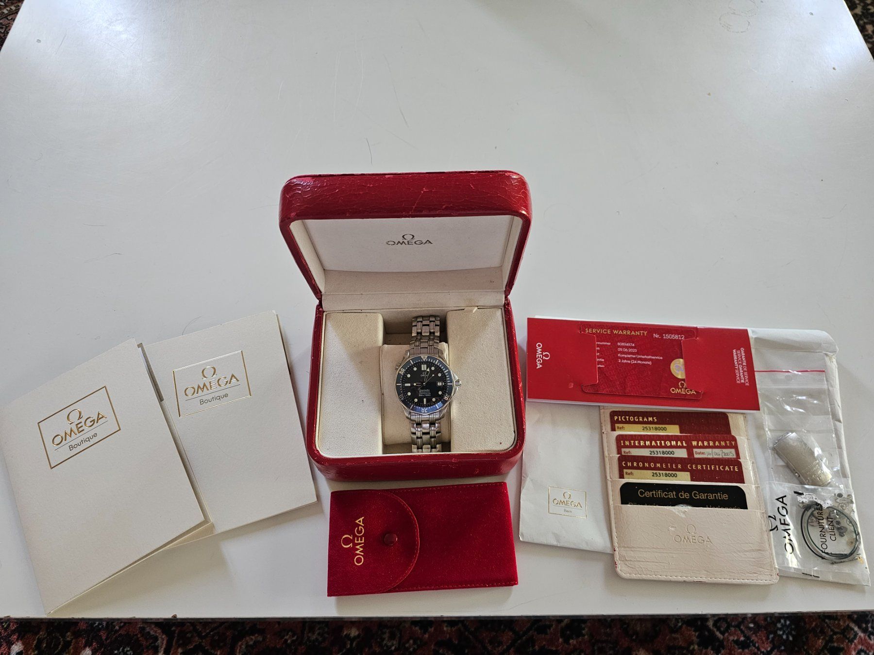 Omega Orologi: Omega Seamaster Diver 300M 2531.80 full set – Usato da Fribourg venduto da wis_7b6y