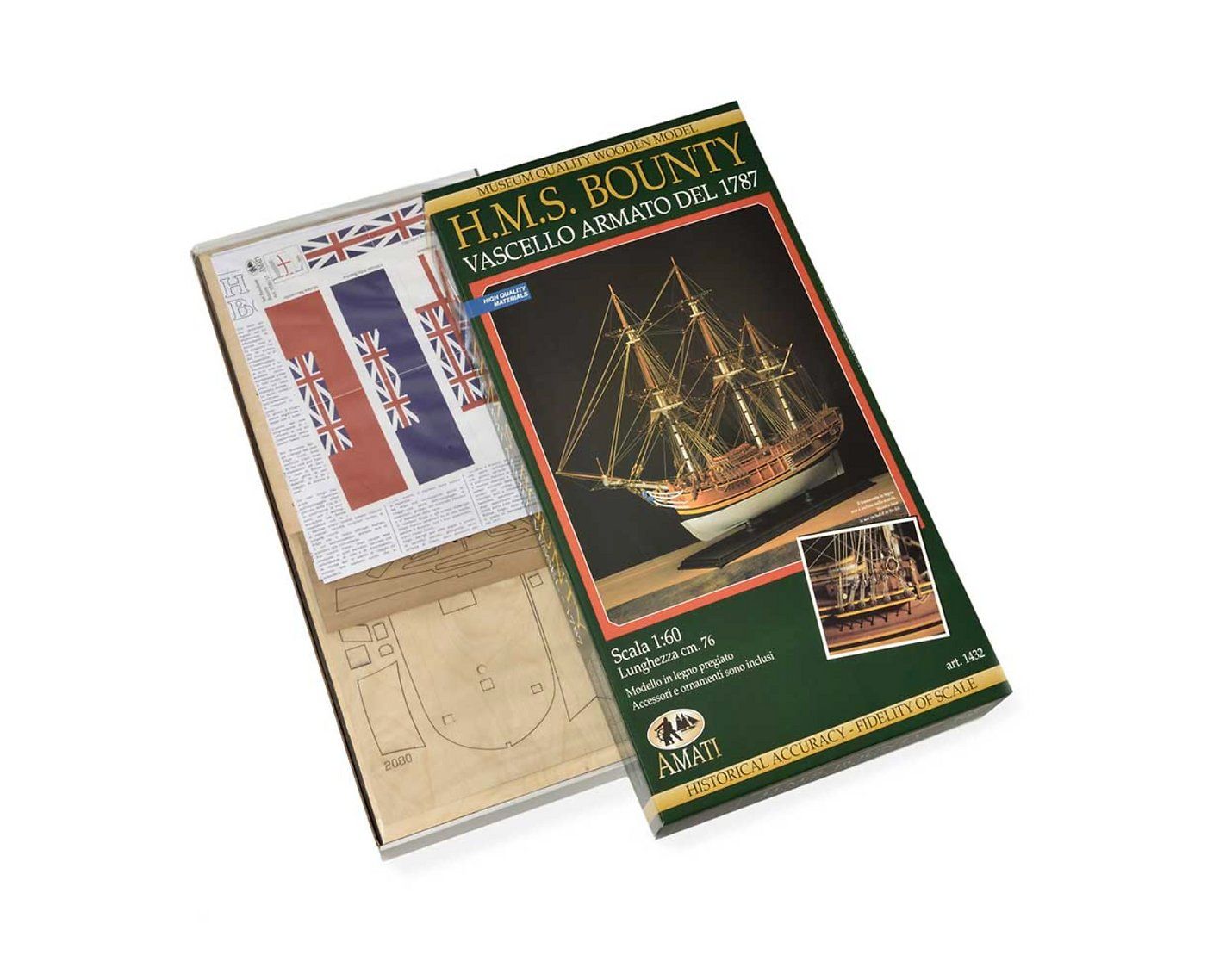 Modellbausätze & Standmodelle: Maquette bateau en bois à monter soi-même "BOUNTY" – Neu und originalverpackt aus Lausanne von Techobby 9